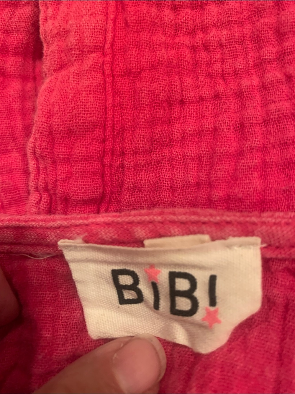 BiBi Bright Pink Ruffle Button-Front Top - Picture 5 of 7